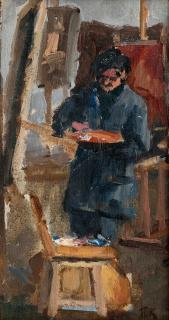 Piotr Petrovich Konchalovsky - Martiros Saryan In His Studio.