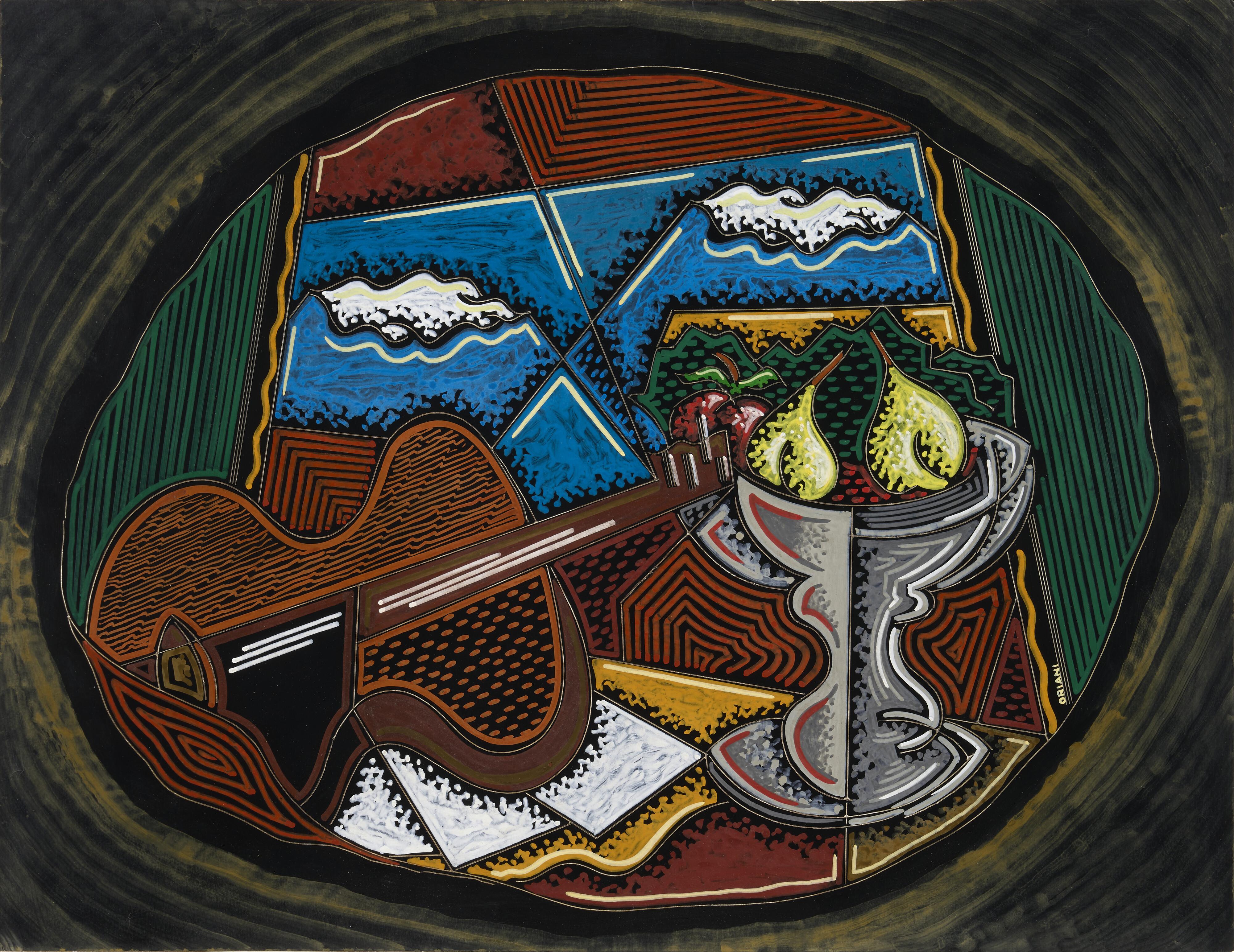 Pippo Oriani - Natura morta alla finestra