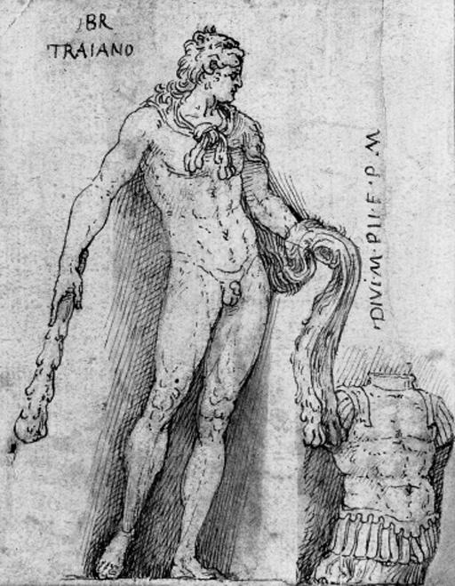 Pirro Ligorio - Hercules, with a detail of a cuirass, after the antique