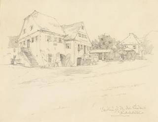 Pius Ferdinand Messerschmitt - Gasthaus zu den drei Linden in Dinkelsbühl.