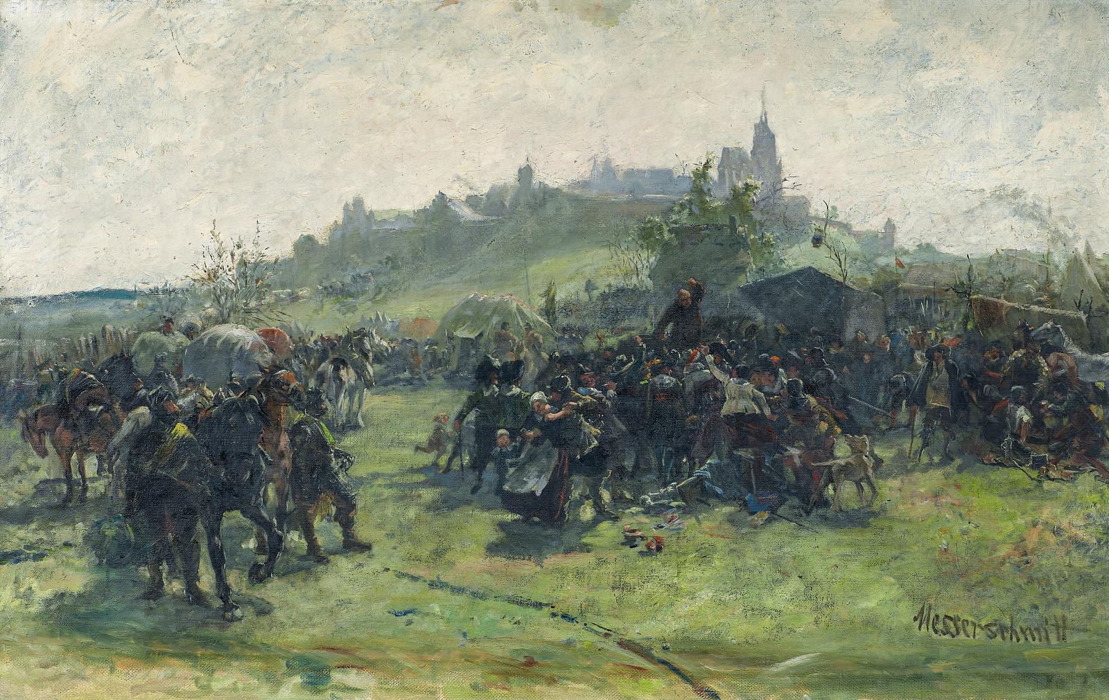 Pius Ferdinand Messerschmitt - Kapuzinerpredigt in Wallensteins Lager