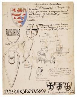 Pius Ferdinand Messerschmitt - Zwei Sammelmappen mit zahlreichen Papierarbeiten.