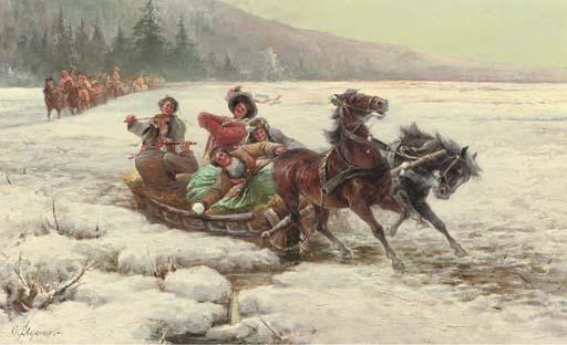 Pjotr C. Stojanow - The cheerful sleigh-ride