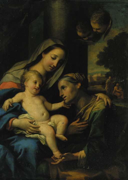 Placido Costanzi - The Virgin and Child with Saint Anne