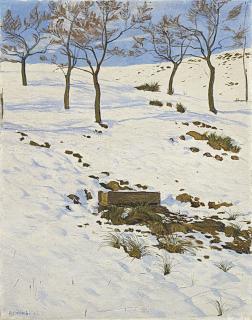 Plinio Colombi - Winterlandschaft, 1908