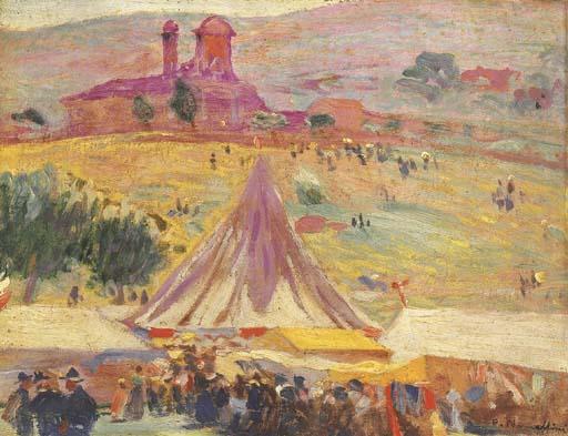 Plinio Nomellini - La fiera dell\'Impruneta