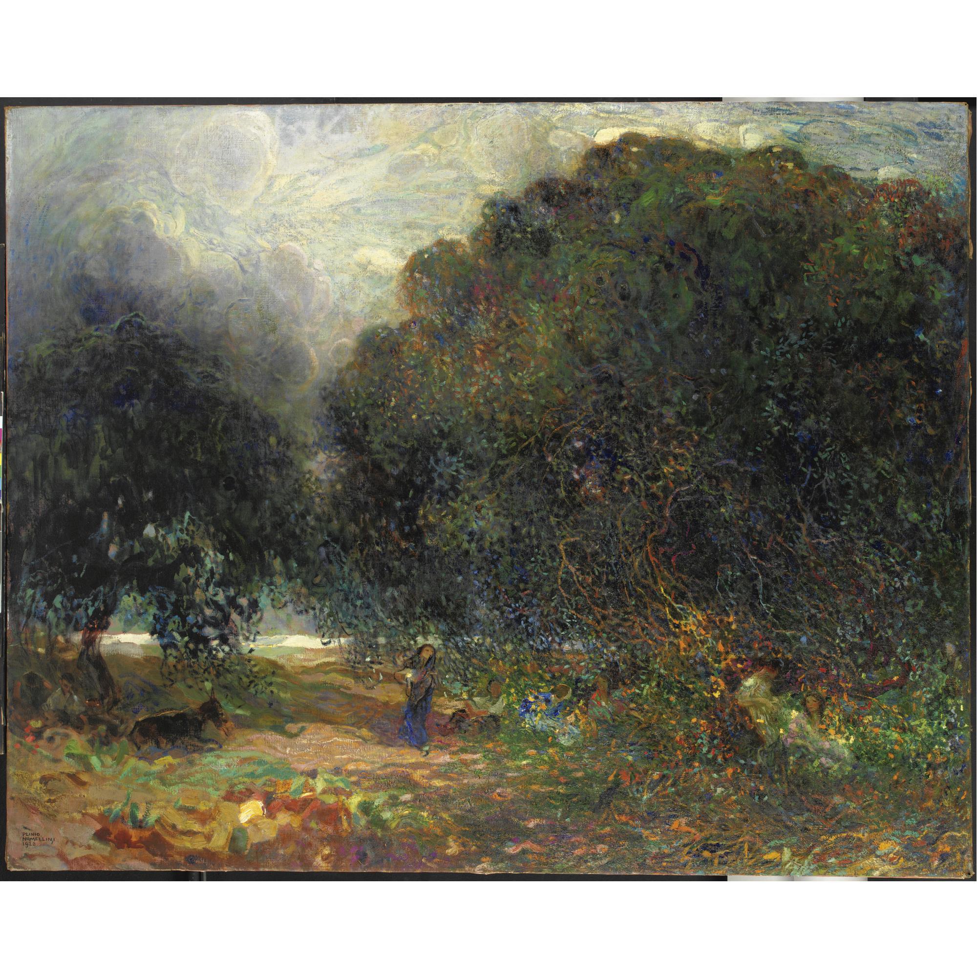 Plinio Nomellini - Le Querci Sul Mare