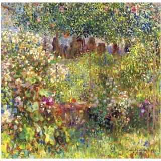 Plinio Nomellini - Maggio Fiorentino; Glicine In Fiore