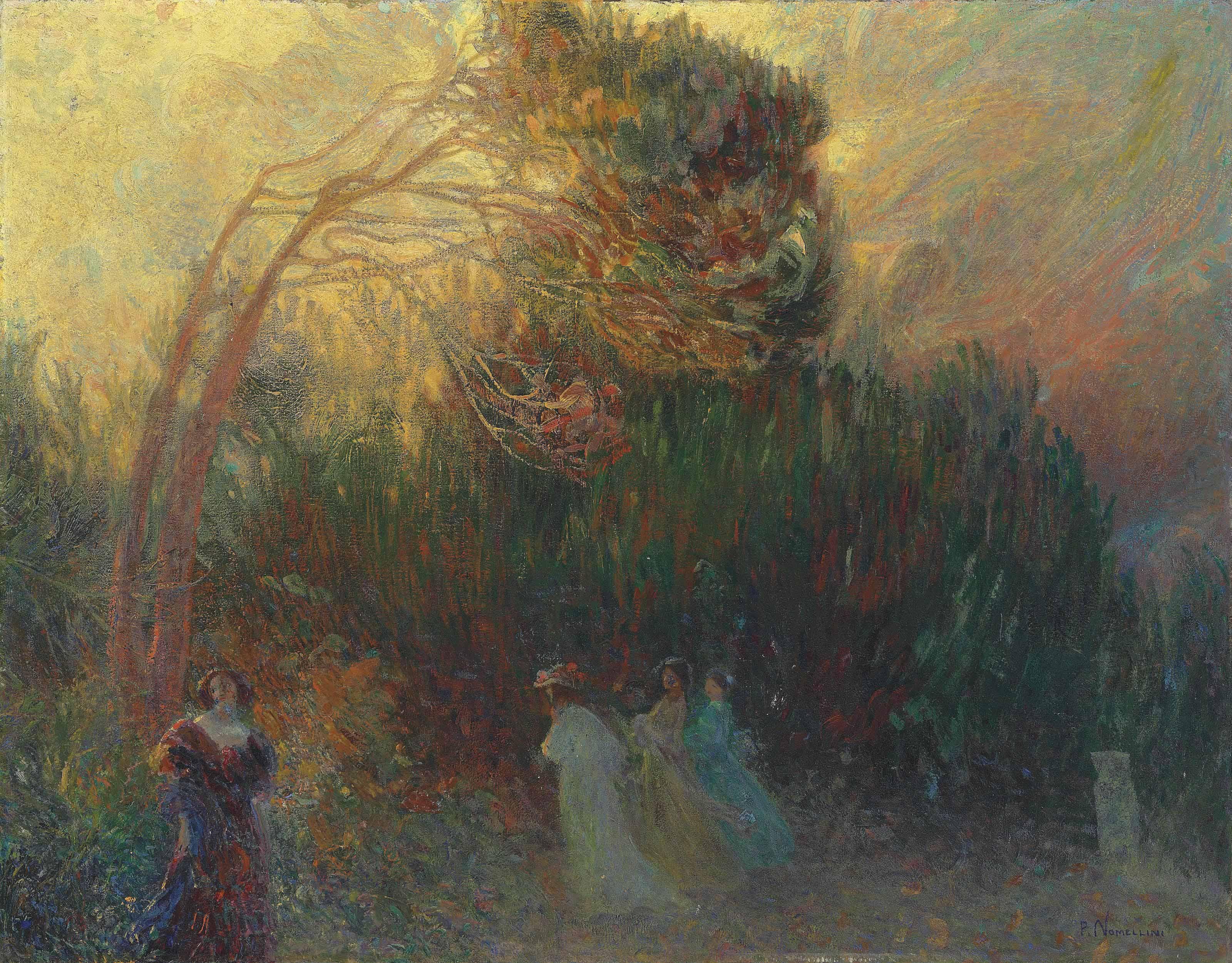 Plinio Nomellini - Passeggiata Nel Parco