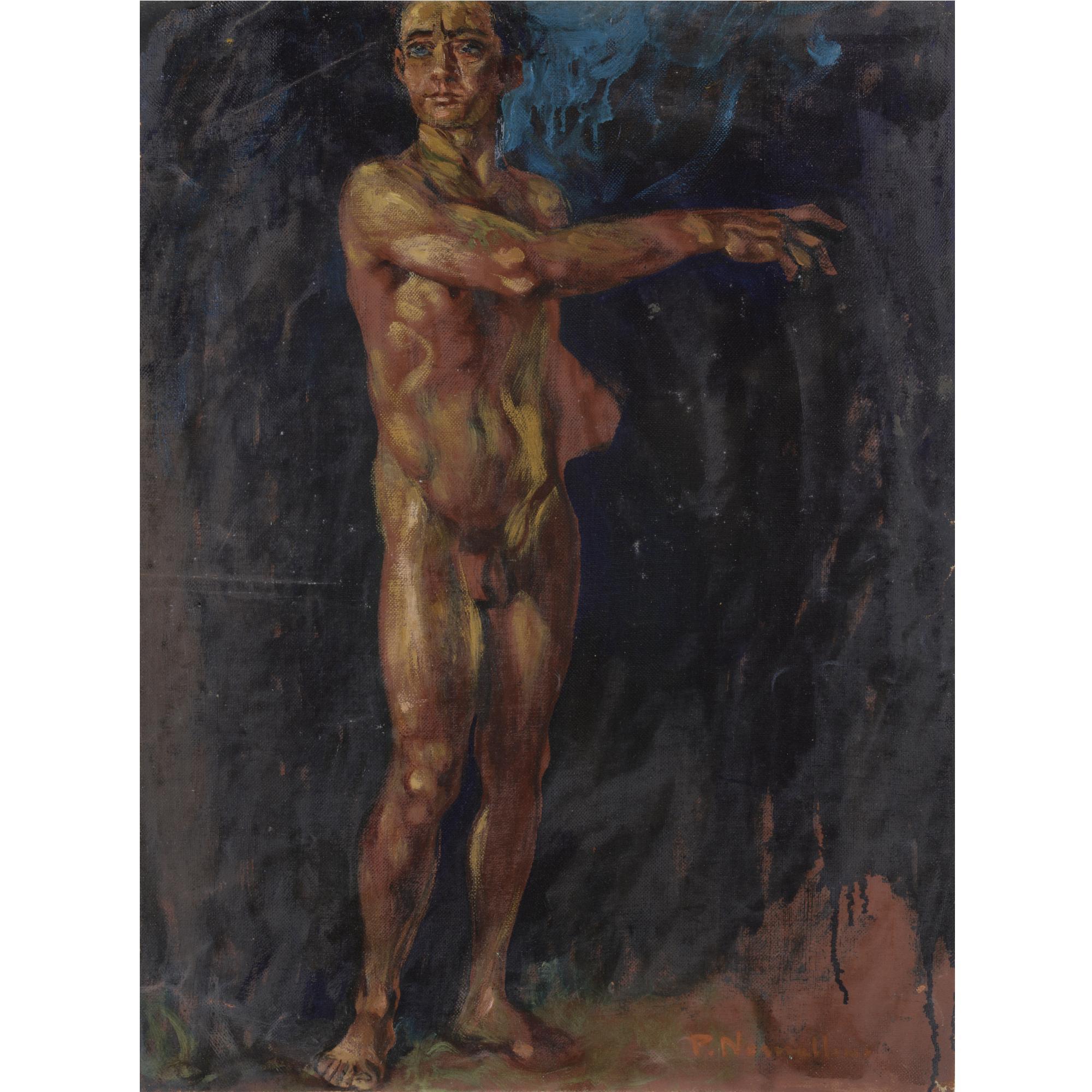 Plinio Nomellini - Studio Di Nudo Maschile