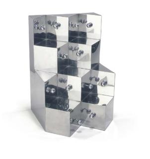 Pol Bury - 10 Parts de Cubes Et 12 Boules