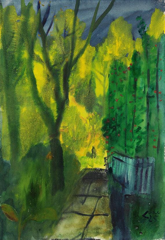 Pol Cassel - Frühlingsabend (Allee bei Dresden)