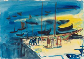 Pol Cassel - Im Bootshafen