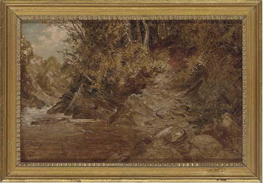 Pollock Sinclair Nisbett, A.R.S.A., R.S.W. - A Highland stream