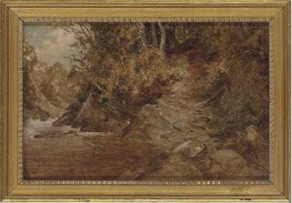 Pollock Sinclair Nisbett, A.R.S.A., R.S.W. - A Highland stream