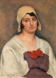 Polychronis Lembessis - Girl in traditional costume