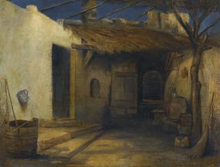 Polychronis Lembessis - Greek a Courtyard