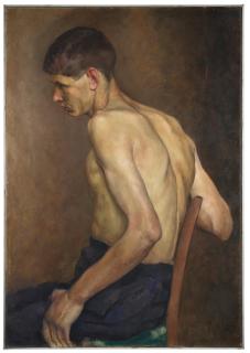 Polychronis Lembessis - Seated Young Man