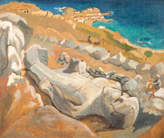 Polykleitos Rengos - Kouros in Apollonas, Naxos