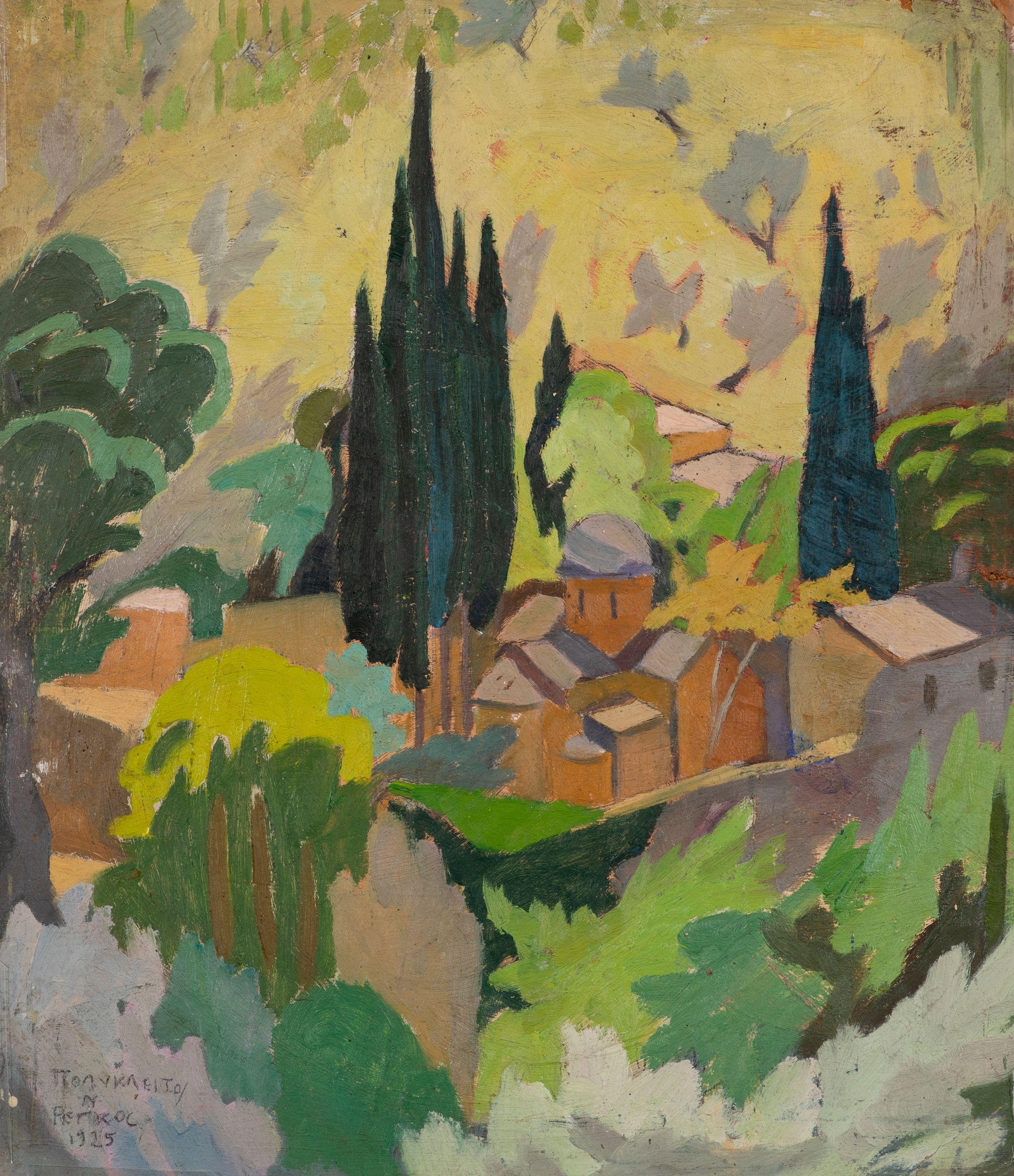 Polykleitos Rengos - Vue de Kessariani