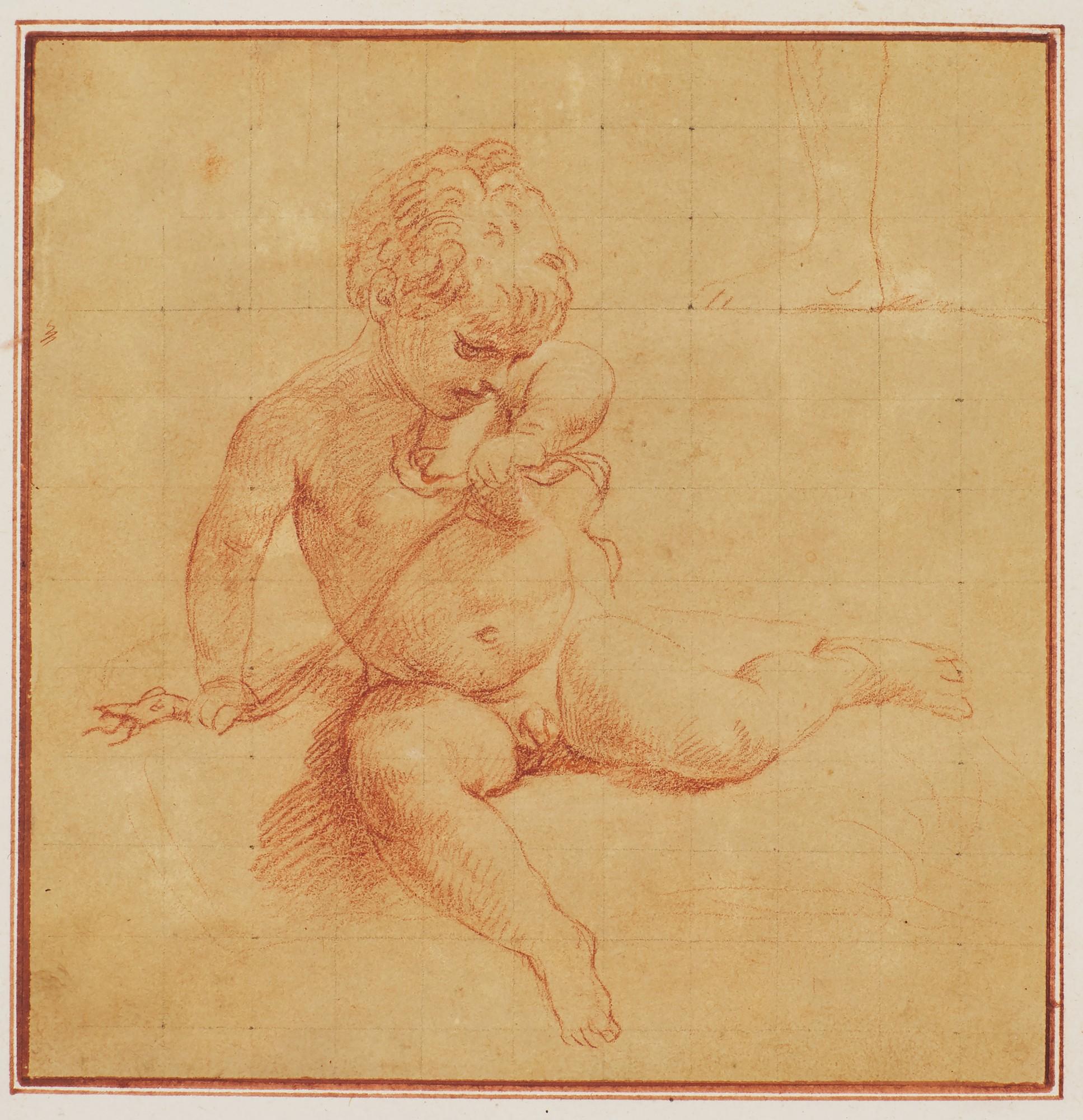 Pompeo Batoni - The Infant Hercules Strangling The Snakes Sent By Juno And A Study Of A Foot