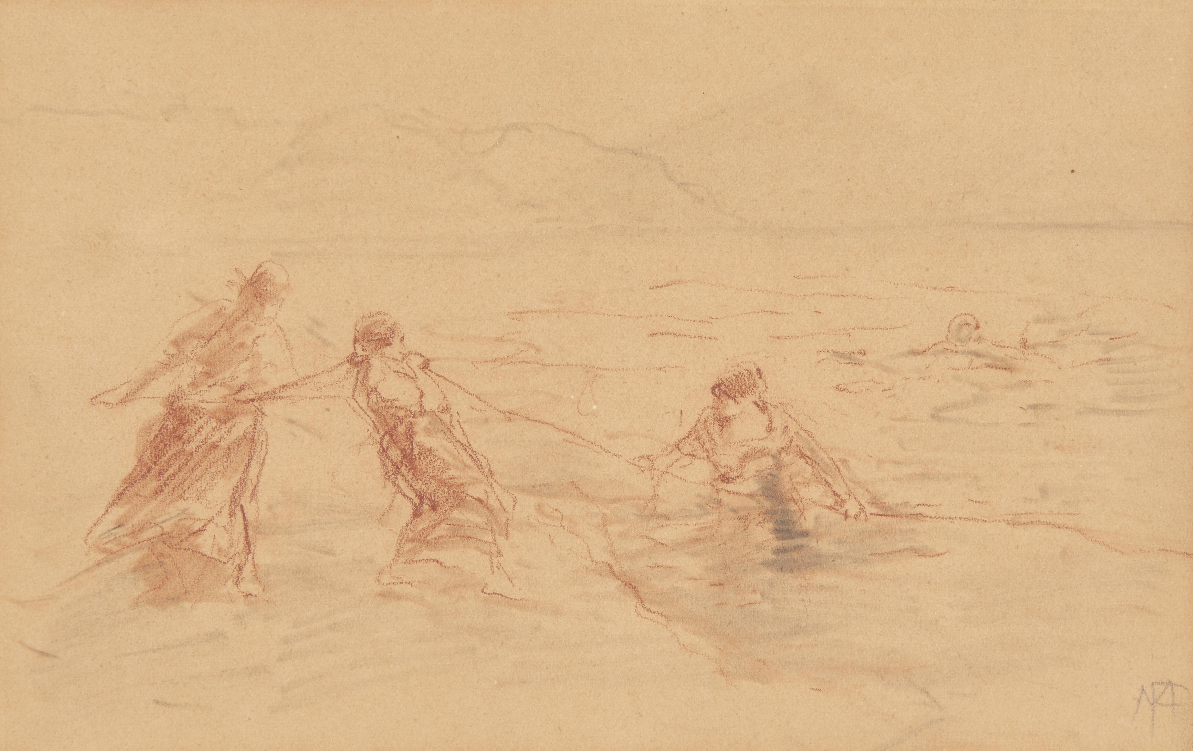 Pompeo Mariani - Figure a Bordighera