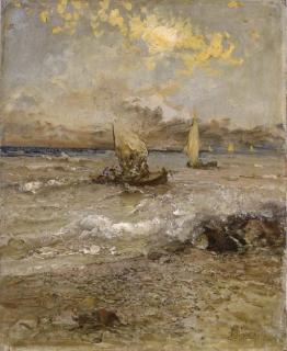 Pompeo Mariani - Mareggiata