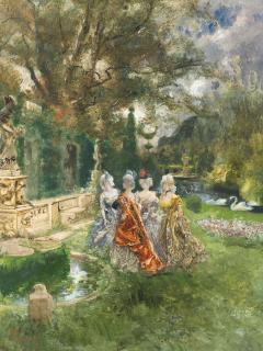 Pompeo Mariani - Nel parco