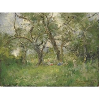 Pompeo Mariani - Sotto Gli Ulivi A Bordighera