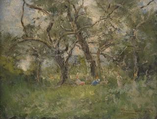 Pompeo Mariani - Ulivi a Bordighera