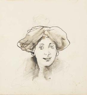 Pompeo Mariani - Un portait de femme