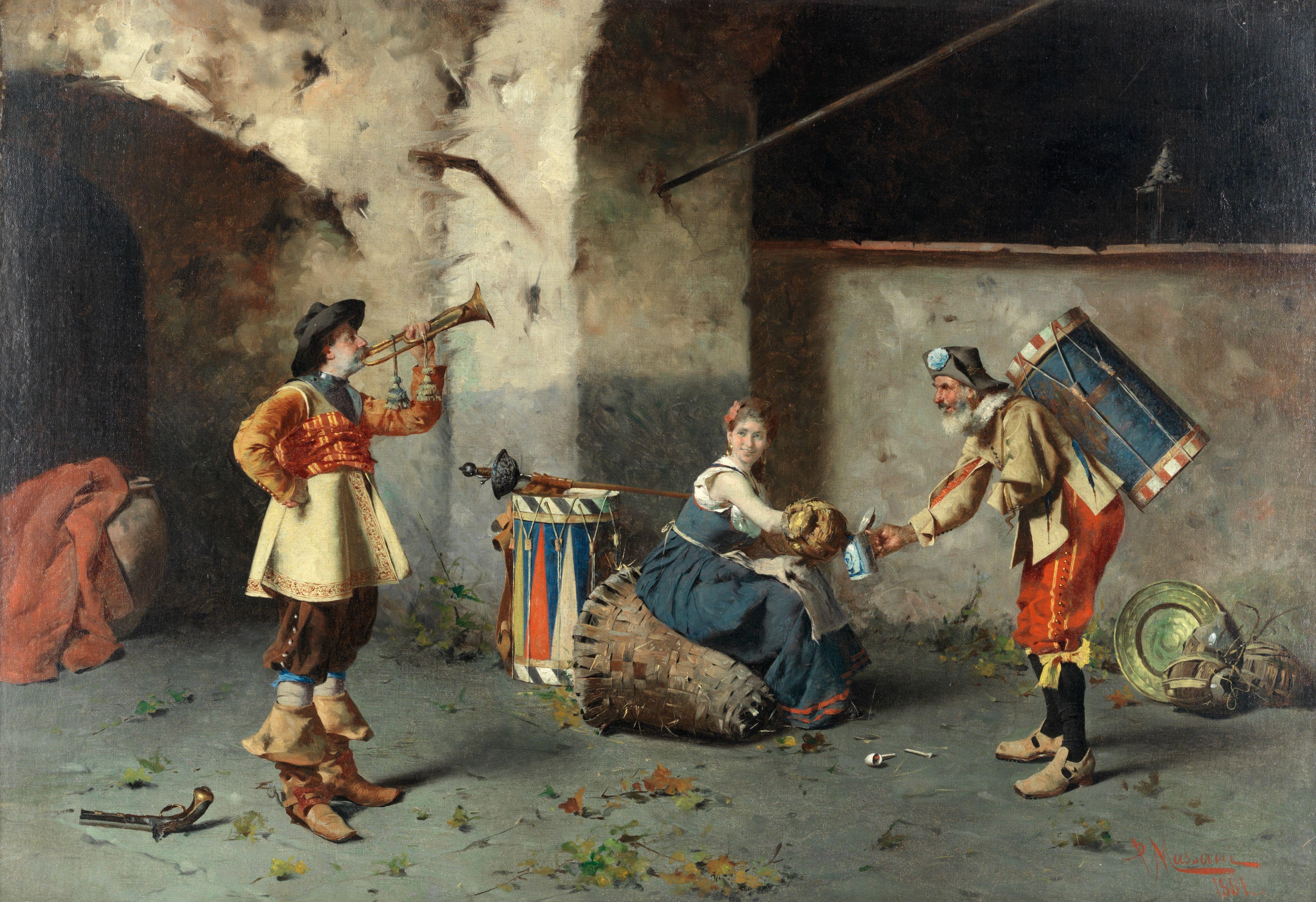 Pompeo Massani - The itinerant musicians