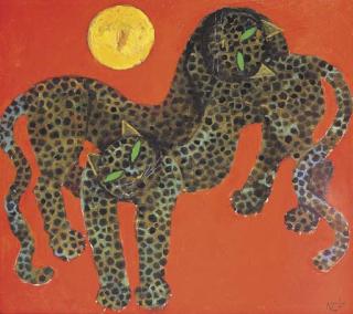 Popo Iskandar - Dua Macan Dan Matahari (Two Leopards)