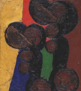 Popo Iskandar - Patung Primitif (Primitive statue)