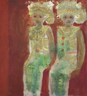 Popo Iskandar - Two Dancers