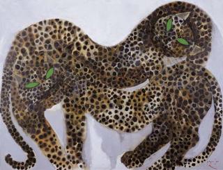 Popo Iskandar - Two leopards