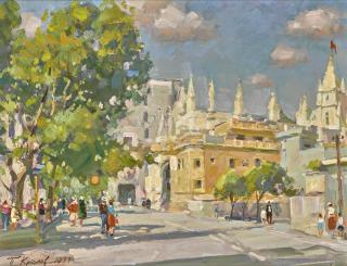 Porfiri Nikitich Krylov - Street In Havana