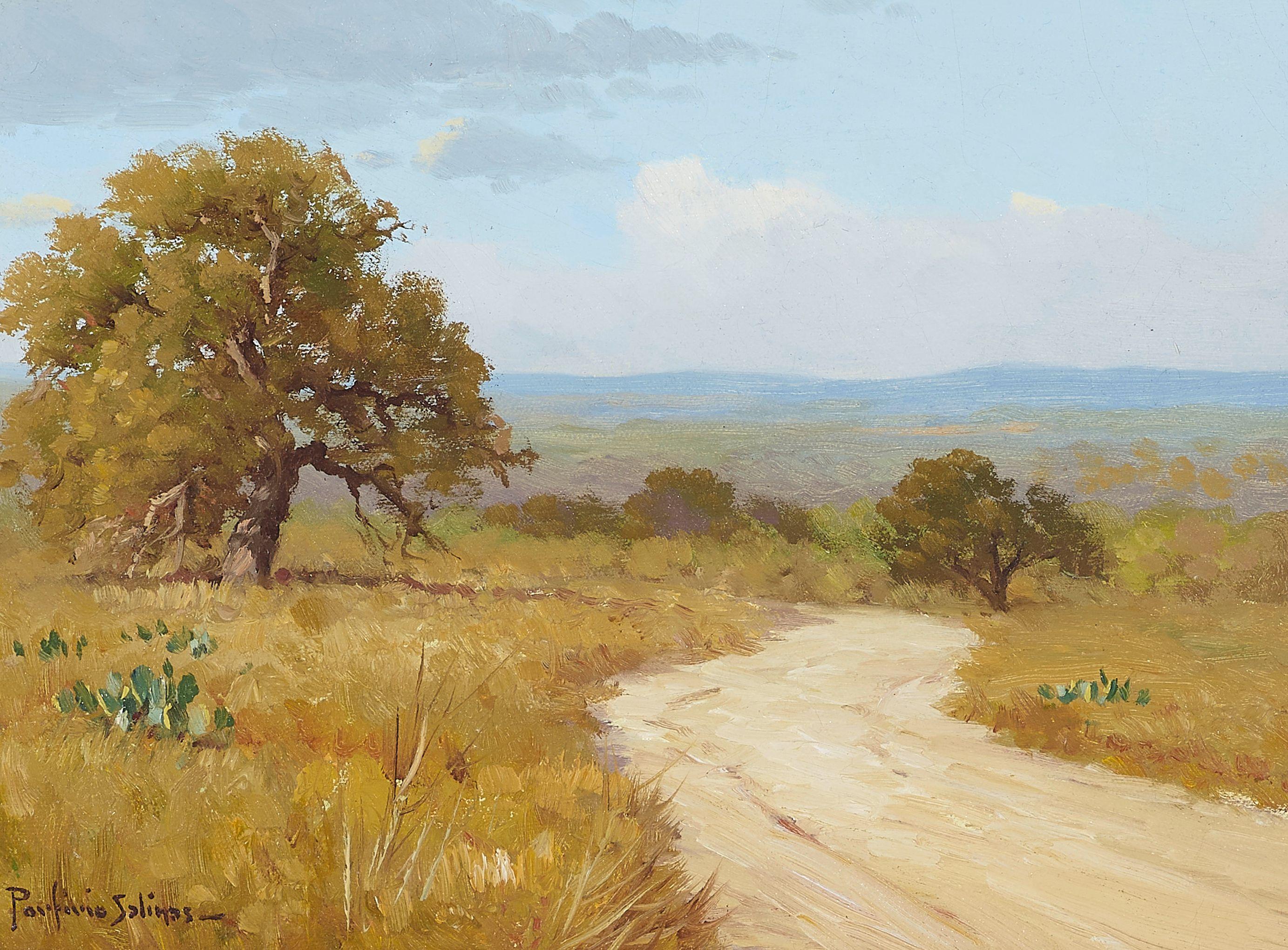 Porfirio Salinas - Fall Pastoral Landscape