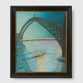 Portia Stranston Geach - View of Sydney Harbour Bridge