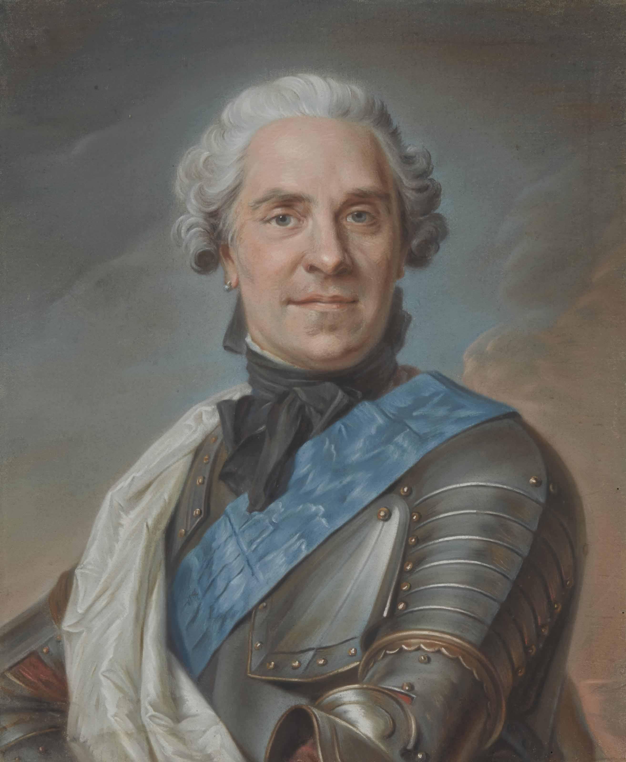 Portrait Du Comte Maurice De Saxe, Maréchal De Saxe (1696-1750)