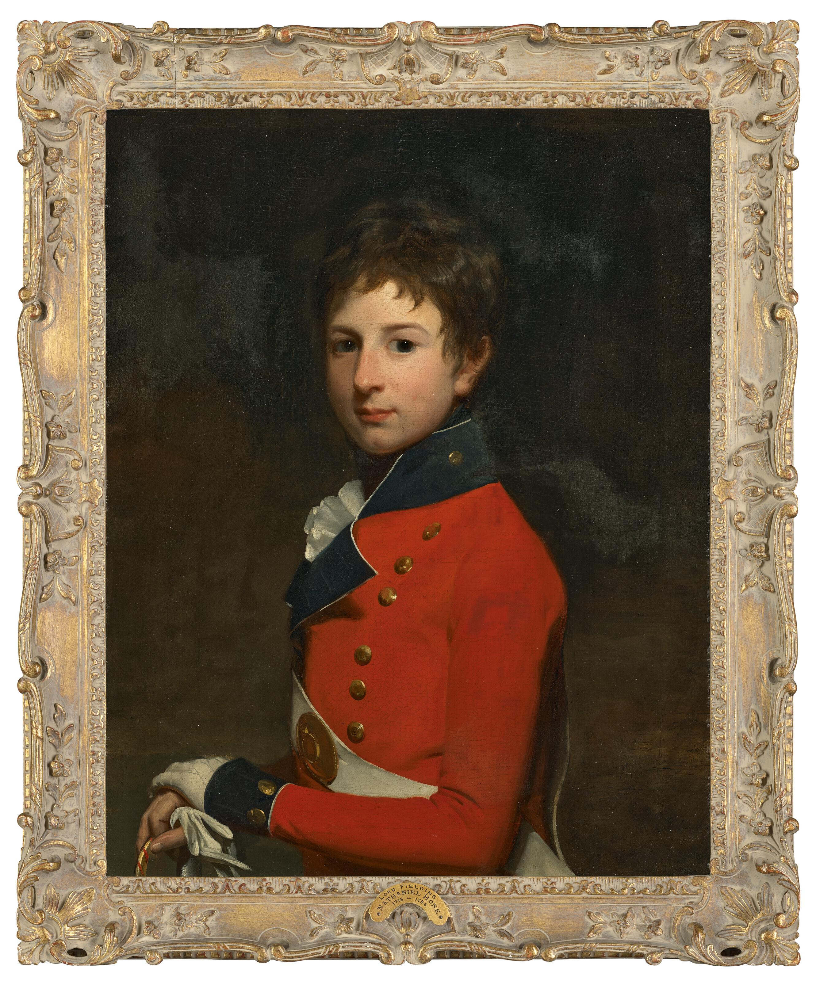 Portrait of a gentleman, traditionally identified as Lord Feilding (1760-1799), bust-length, in military uniform