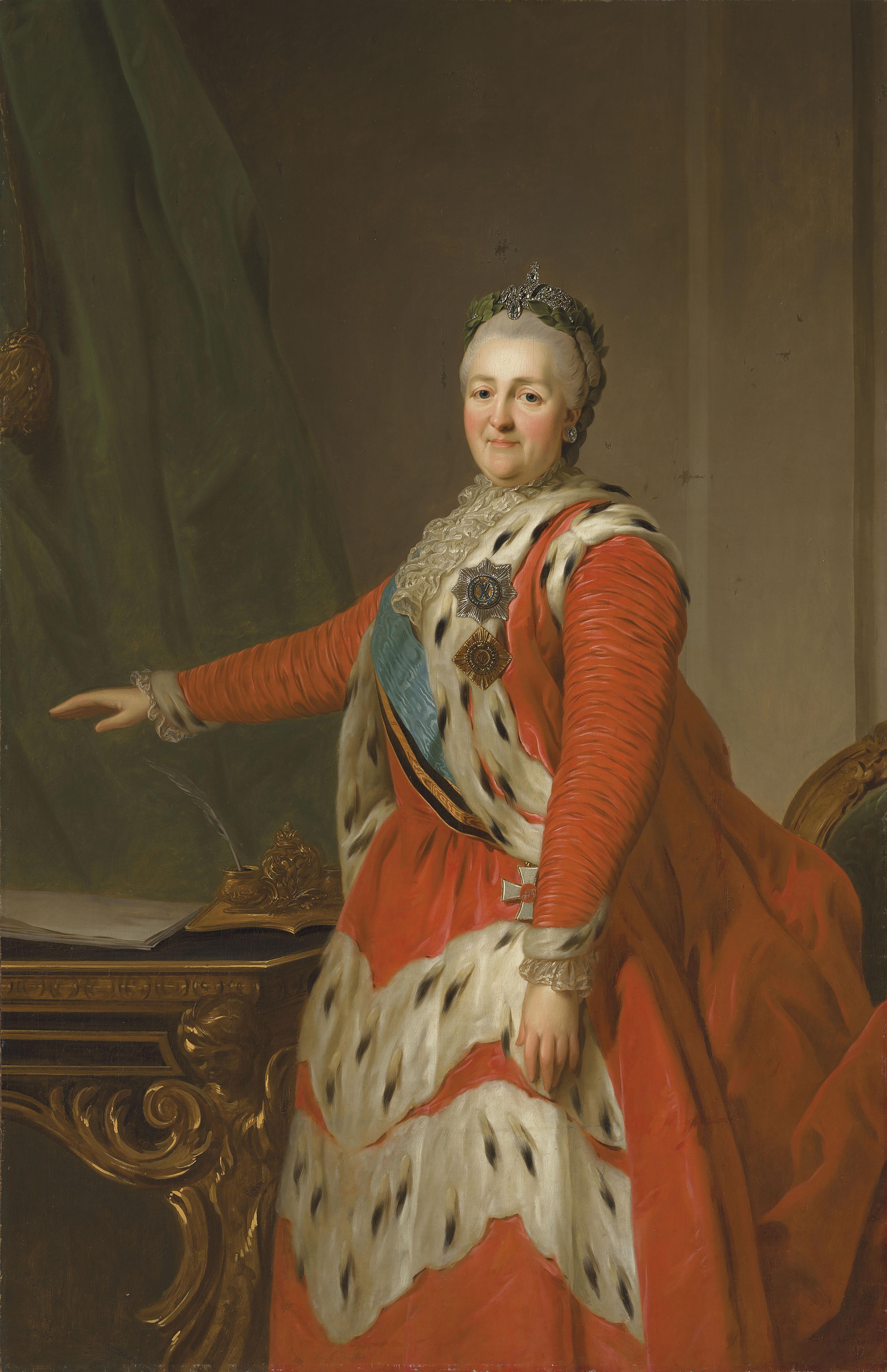 Portrait of Catherine the Great (1729-1796)