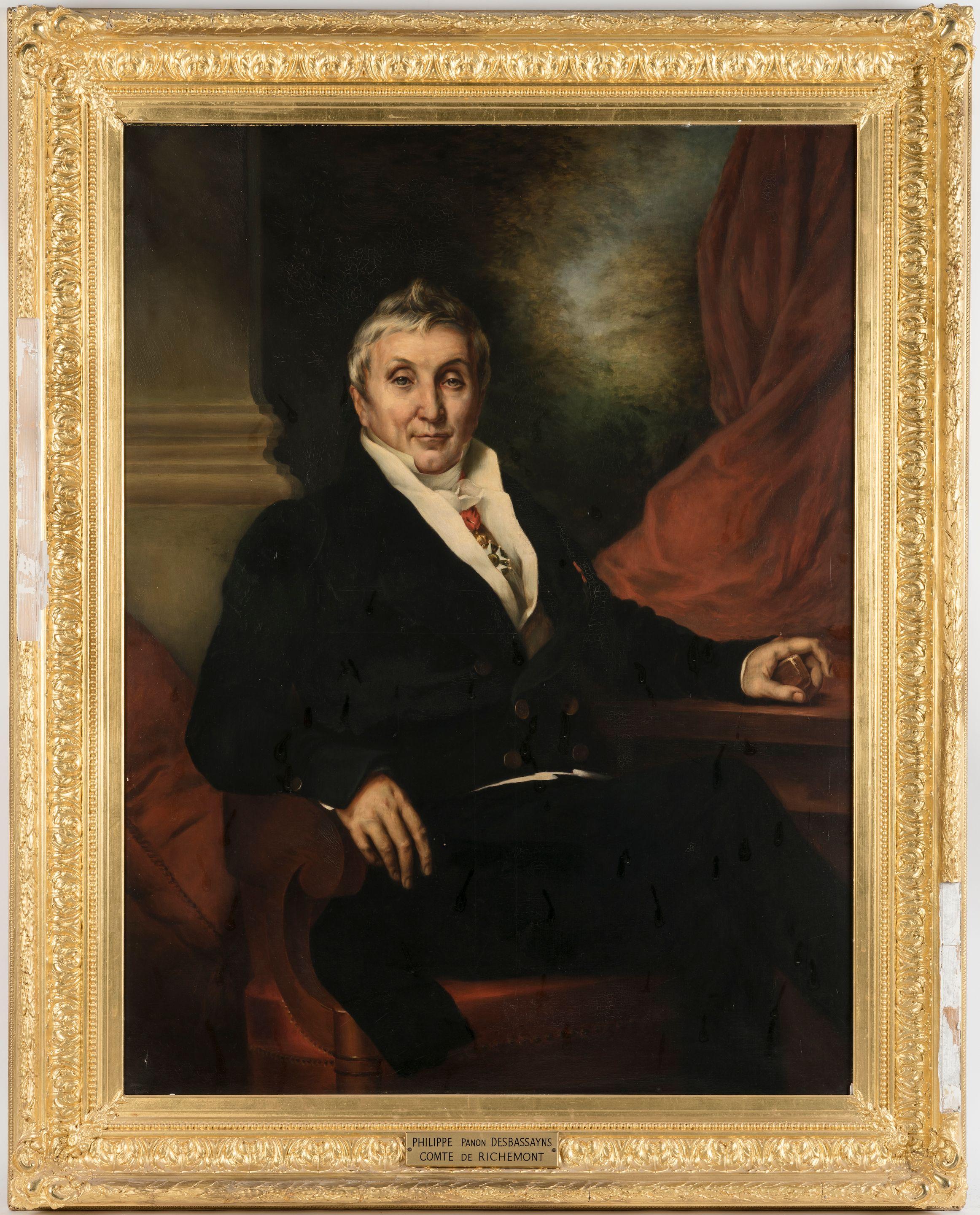 Portrait of Comte de Richemont, Philippe Panon Desbassayns