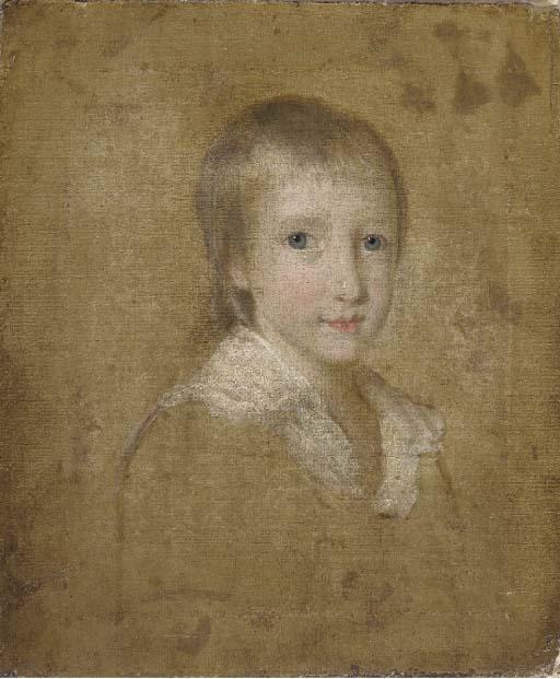 Portrait of John Stevenson, aged 6 years, head-and-shoulders