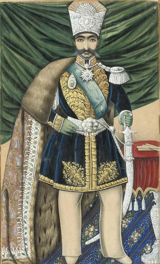 Portrait of Nasir Al-Din Shah Qajar