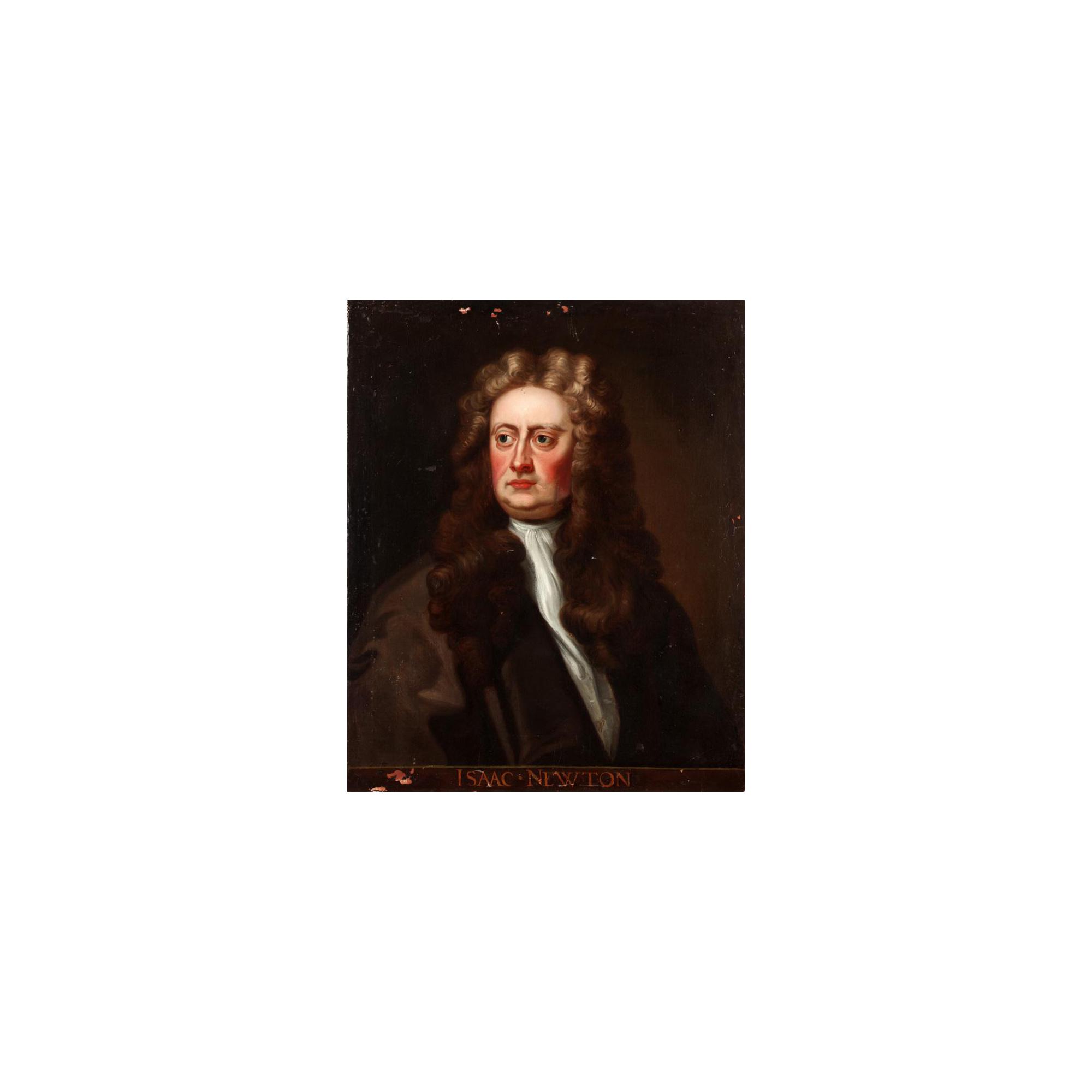 Portrait Of Sir Isaac Newton