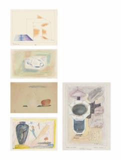 Prabhakar Barwe - Empty Clock - A; The Prayer Book - Santa Fe; Santa Fe; Safety Pin; The Box