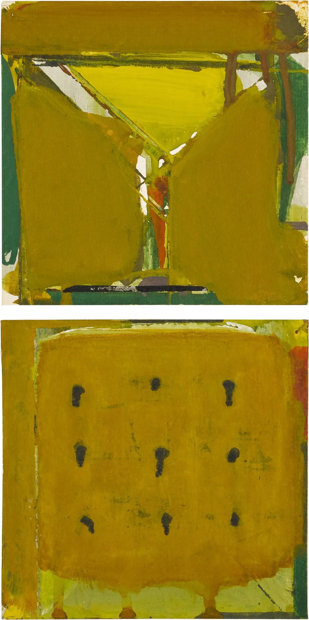 Prabhakar Kolte - Untitled (Diptych)