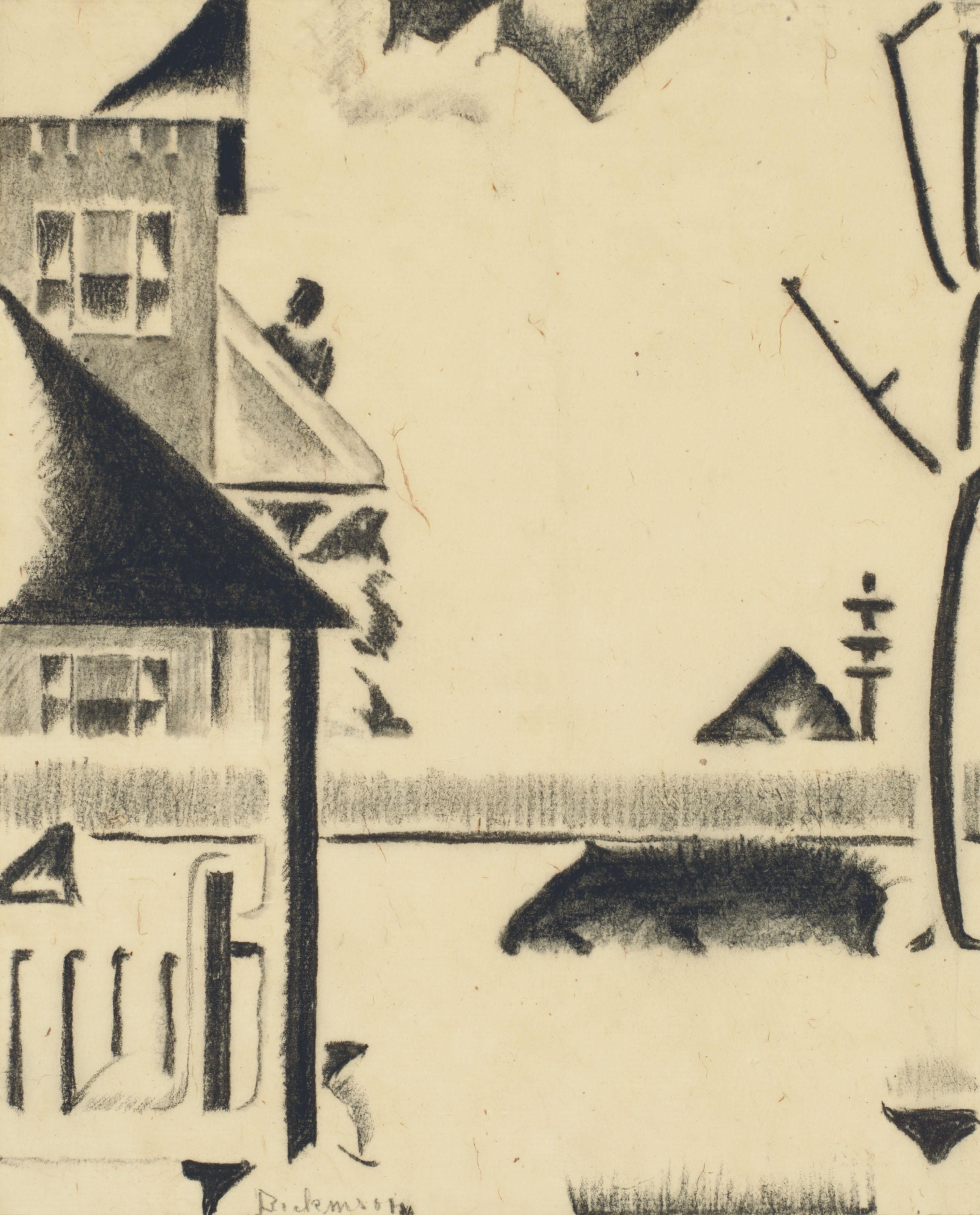 Preston Dickinson - Garden in Winter, No. 13