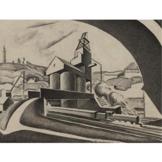 Preston Dickinson - Industrial Landscape